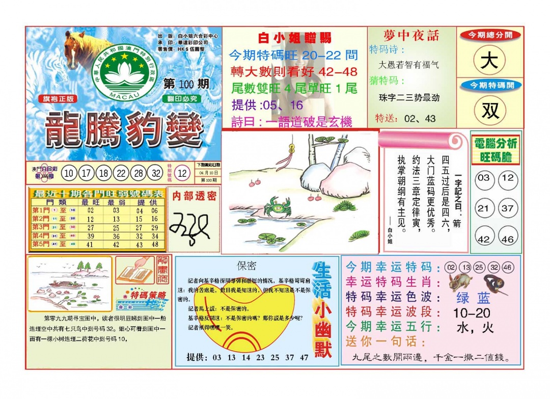 100期龙腾豹变[图]